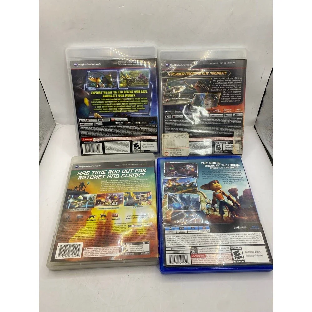 Ratchet & Clank 4 Game Bundle (PlayStation ps3 ps4 all 4 crack in time assault